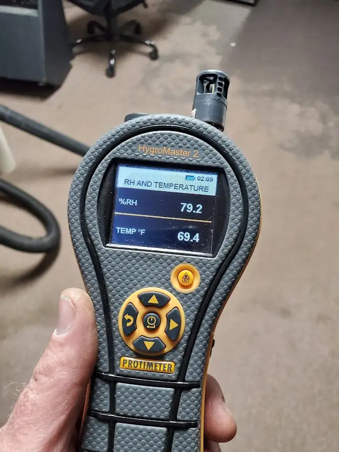 Moisture meter humidity assessment for Mold Remediation & Removal in Sulphur Springs