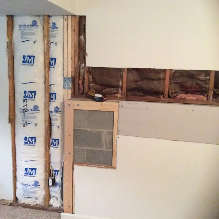 Wall insulation replacement during Structural Drying in Sulphur Springs